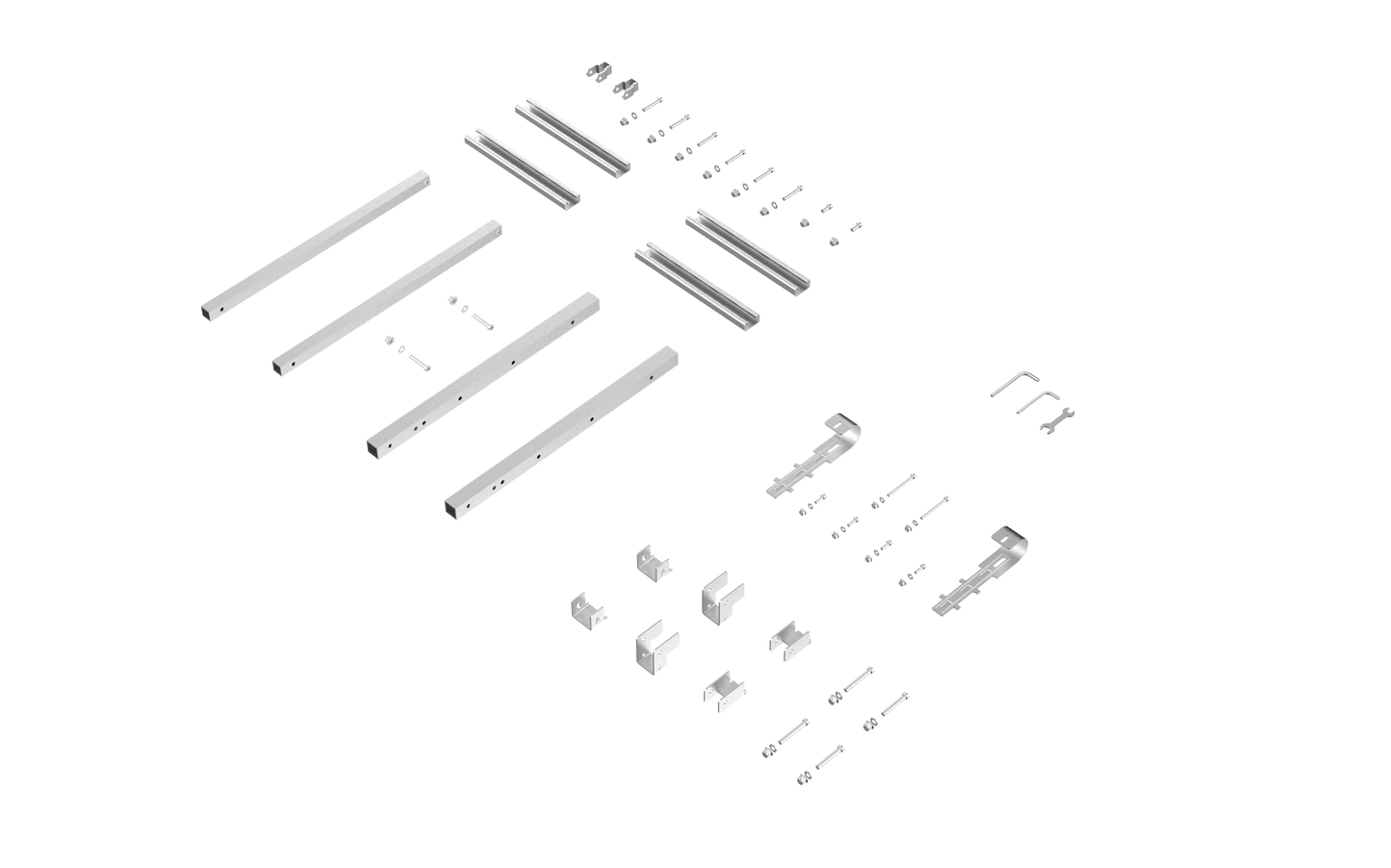 Balcony Power Station Universal Holder Solar Module