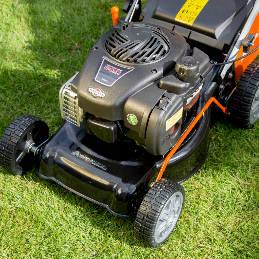 125cc 41cm Self-Propelled Petrol Lawnmower Briggs & Stratton 300E Engine