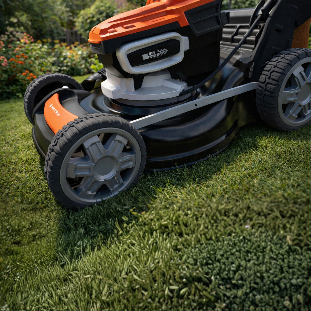 58V Cordless Brushless LFP 46cm Self-Propelled Lawnmower