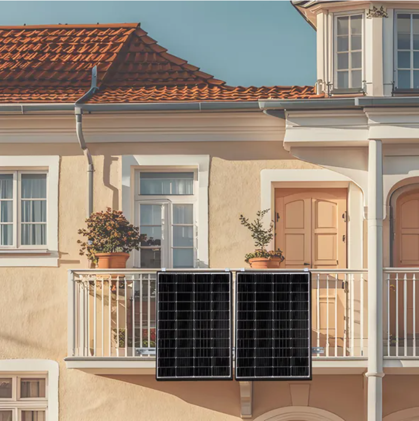 Yard Force Balcony Power Plant Dual Starter Set, 2 X 170 W Powerful Solar Panel Solution System Fit for Homeuse