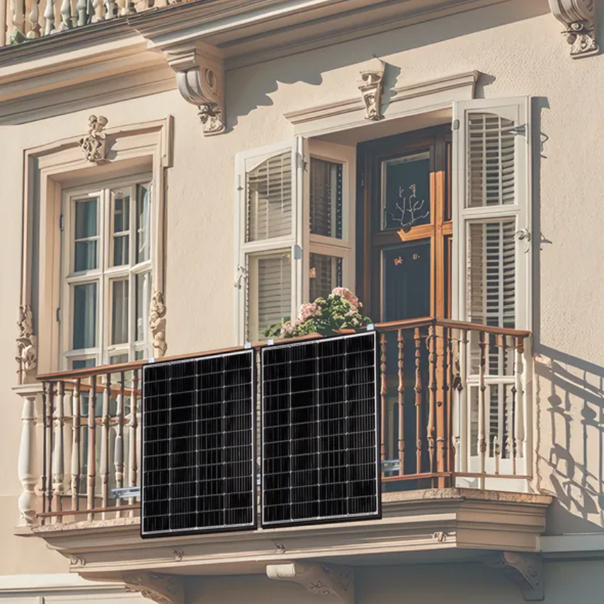 Yard Force Balcony Power Plant Dual Starter Set, 2 X 170 W Powerful Solar Panel Solution System Fit for Homeuse