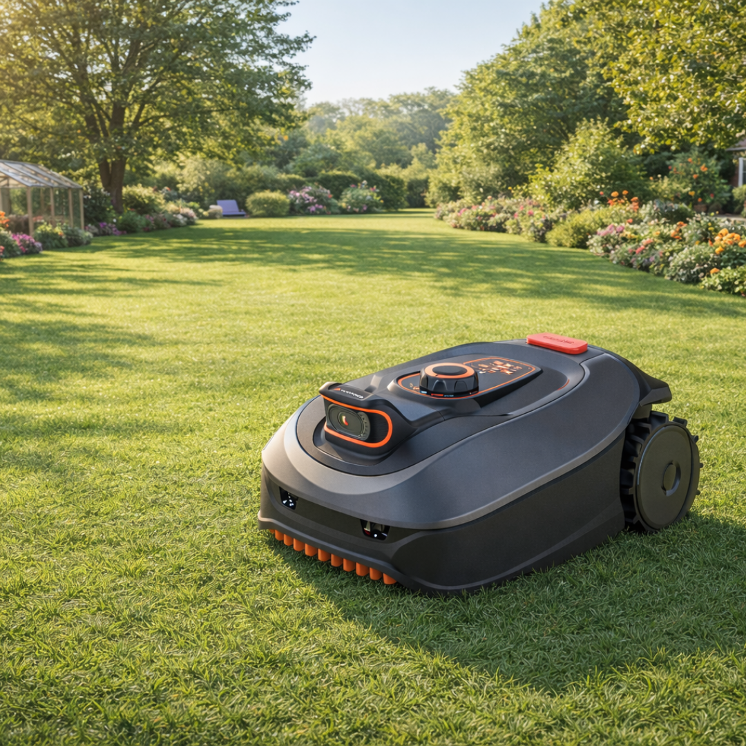 i600 iVISION Drop & Go Boundary-Free Robotic Lawnmower | Medium Gardens up to 600m²