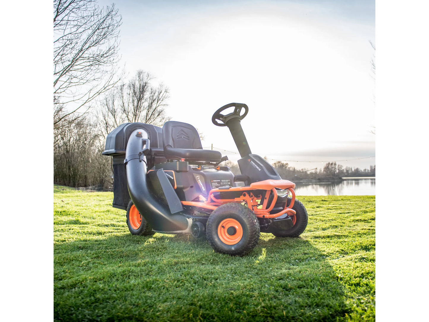 Yard Force ProRider E559 56V Battery Powered Riding Mower, 38" (96cm) Cutting Width, Lithium-ion, up to